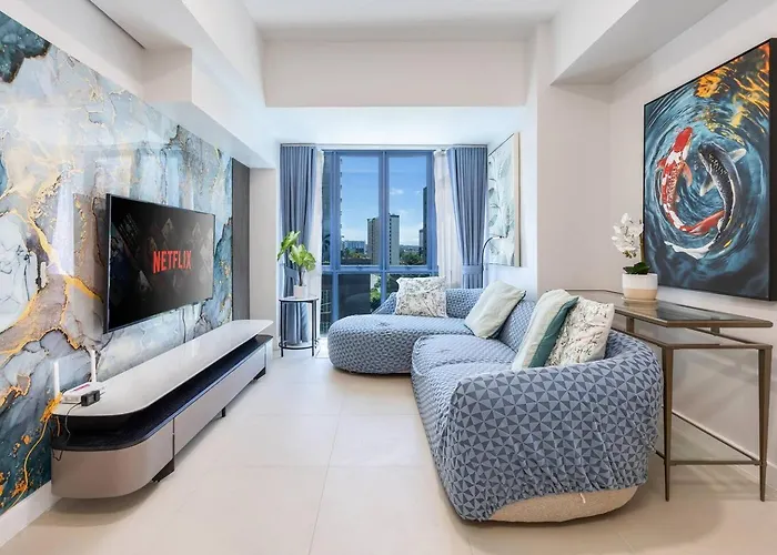 1br - 38 Park Ave It Park 60m2 - Balcony - 300 Mbps Lägenhet Cebu