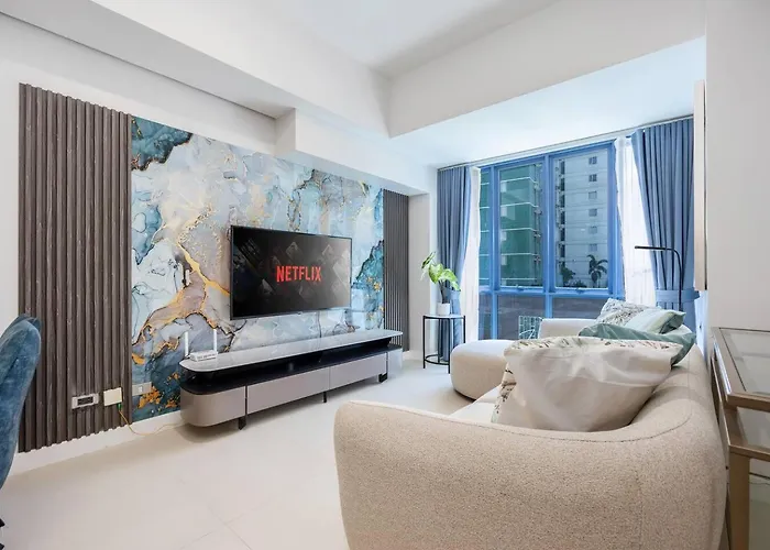 1br - 38 Park Ave It Park 60m2 - Balcony - 300 Mbps Lägenhet *