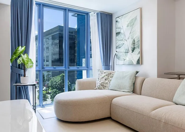 1br - 38 Park Ave It Park 60m2 - Balcony - 300 Mbps Lägenhet *